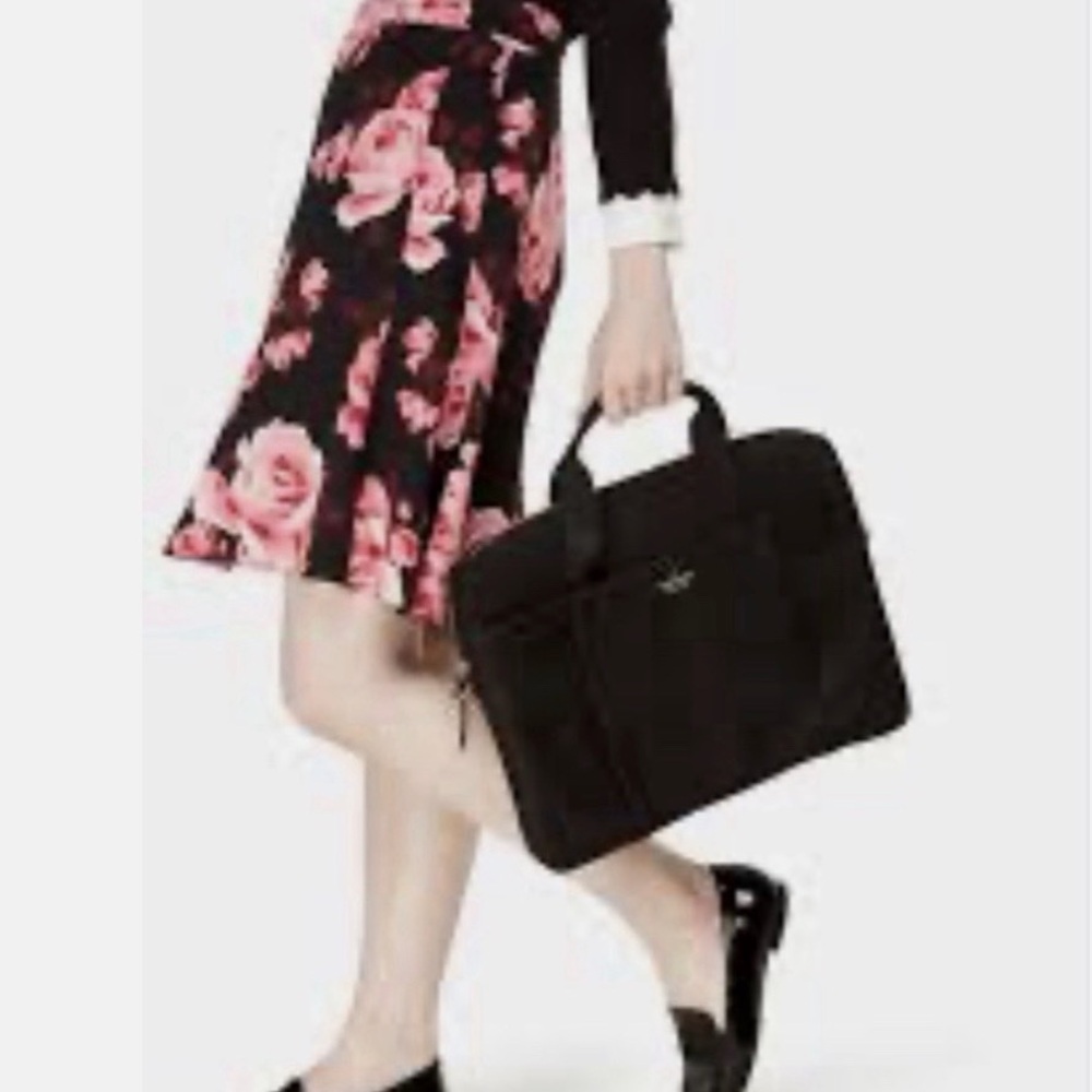 kate spade new york Classic Nylon Commuter 13" Computer Case Black New
